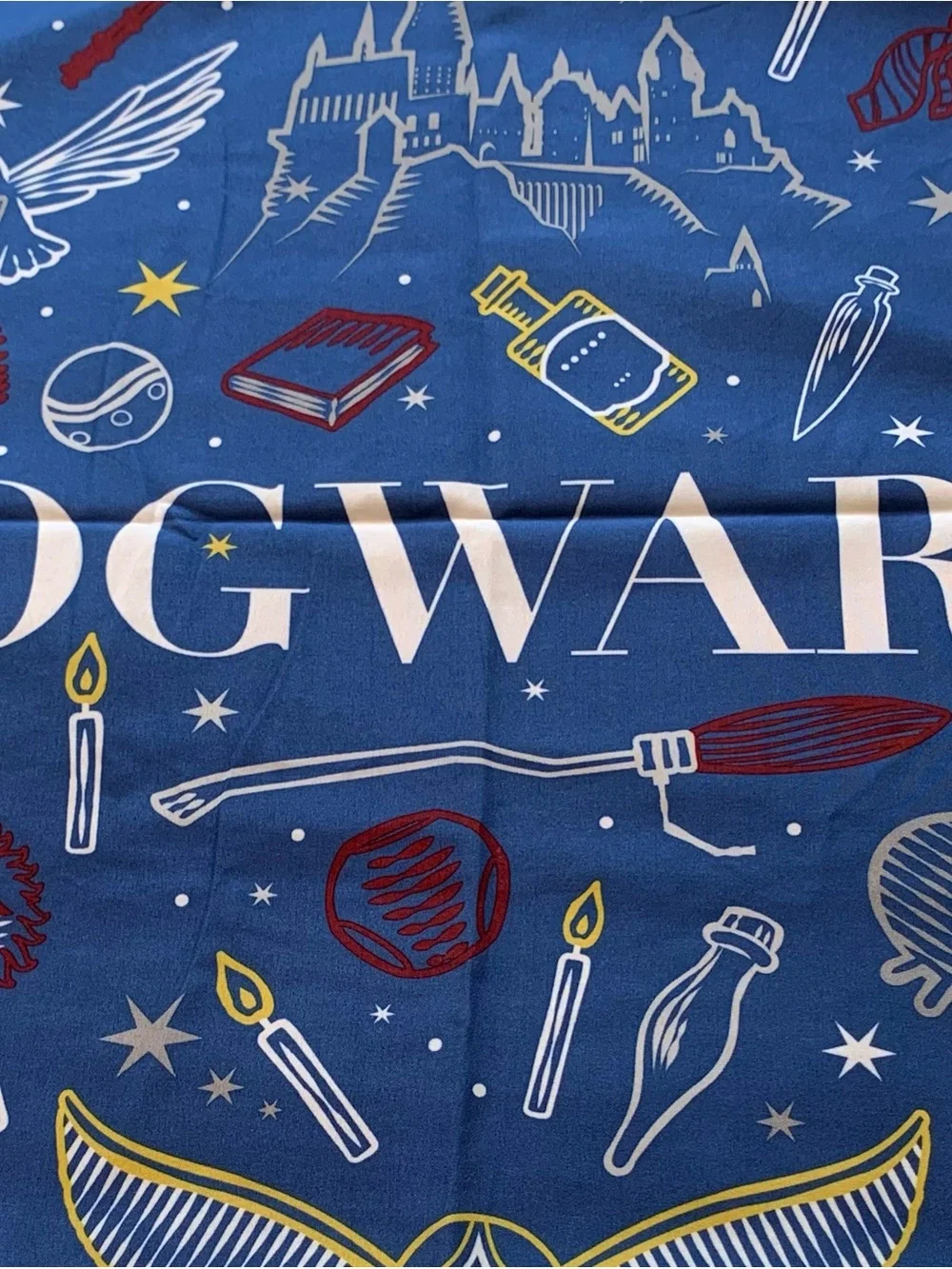Harry Potter Hogwarts & Platform  9 3/4 Reversible Pillowcases set of 6